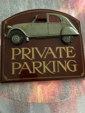 tableau Country Corner voiture 2 Cv citroen  en relief et en bois