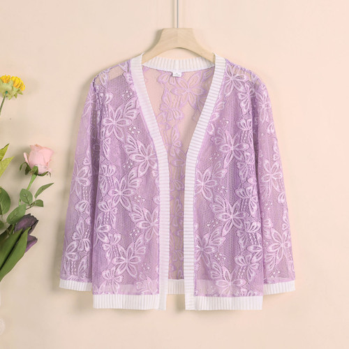 Femmes dentelle floral - dentelle, cape