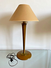 Lampe de bureau par UNILUX en bois des années 60