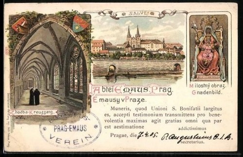 Lithographie prague praha - prague, /