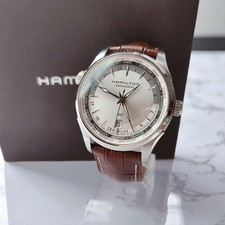 Montre automatique Hamilton Jazzmaster GMT H32605551 en acier inoxydable date...