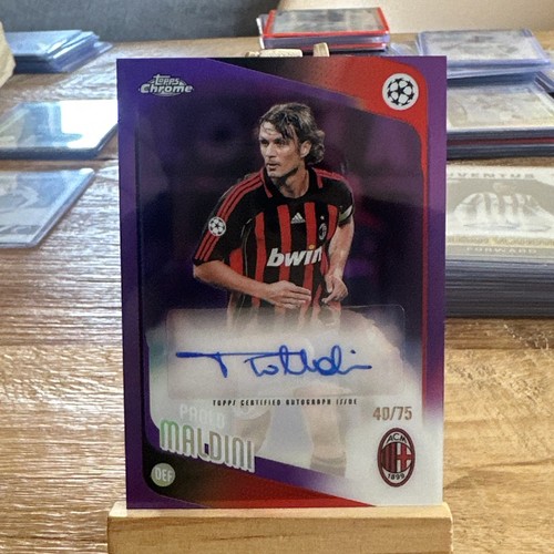 Paolo maldini auto topps - paolo,