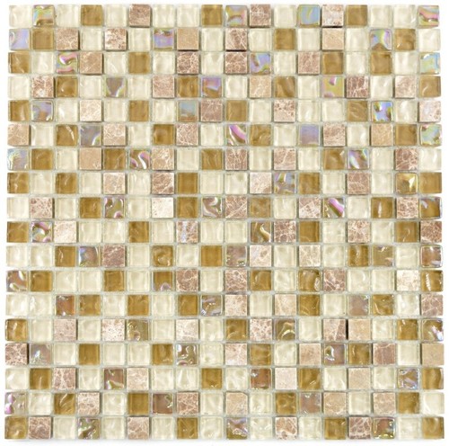 Mosaïque cristal translucide