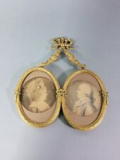 Dyptique ancien cadre double