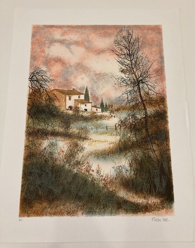 Lithographie signée pierre - lithographie,