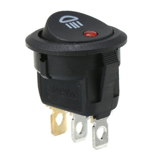 23mm sur off interrupteur rond - sur/off,