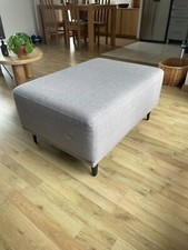 Pouffe/Repose-Pieds Gris clair