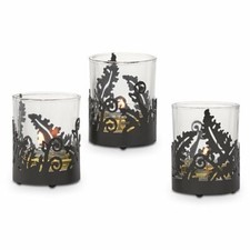 ♥♥ Trio porte lampions fougère ♥♥  PARTYLITE - en stock