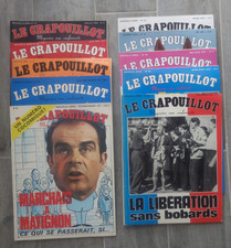 ( lot de 10 revues )  -  LE CRAPOUILLOT  -  10 numéros parus entre 1973 et 1975