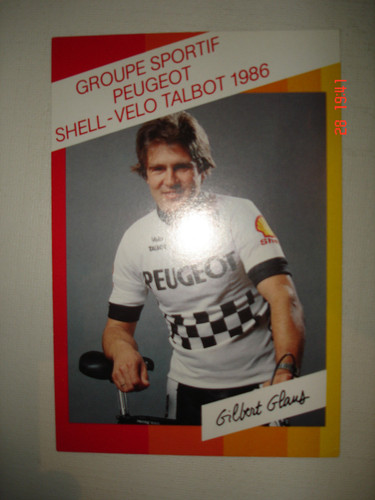 Cyclisme carte gilbert glaus - gilbert,