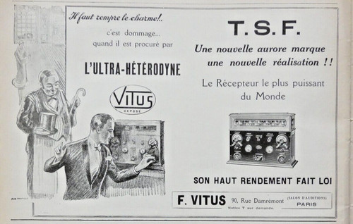 Publicité presse 1926 - de,