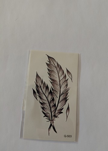 Tatouage temporaire plumes - temporaire,