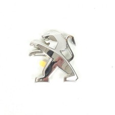 Autocollant logo lion chromé - autocollant,