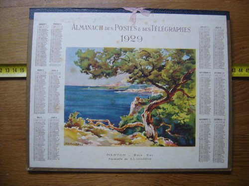 Calendrier almanach postes - calendrier,
