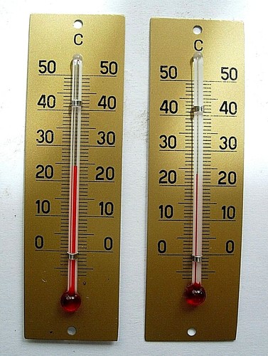Thermometre cadran balancier