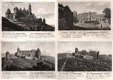 Heidelberg Original Gravure sur Cuivre Lemaitre 1830
