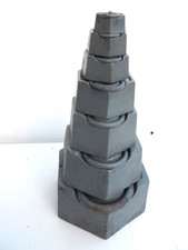 = lot de 7 poids de 50 gr à  5 Kgs ,  pour  balance ROBERVAL