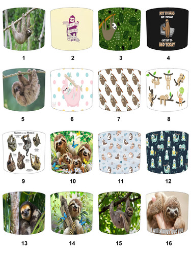 Abat jour animaux jungle sloth - abat-jour,