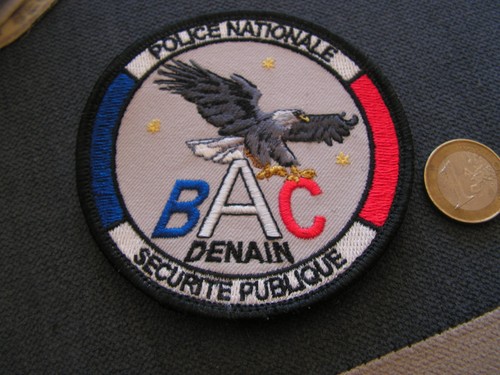 Police patch bac denain - police,