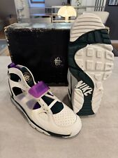Nike Air Trainer Huarache OG 1992 Size US 10.5 DS White-Oxdgrn-Prmvlt
