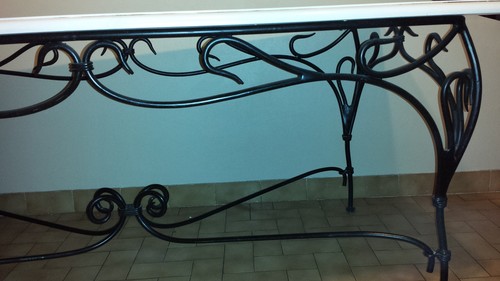 Magnifique table fer forge - magnifique,