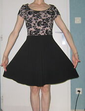 Robe noir/beige Dorothy