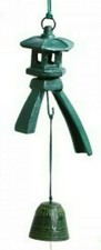 Carillon Éolien FURIN Japonais Kotoji Lantern Takaoka Métal / Fabriqué Au Japon