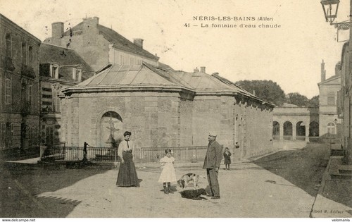 10490 cpa néris les - 03, bains