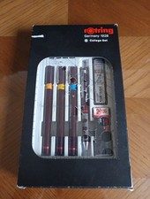 lot Rotring vintage boite coffret collège set complet