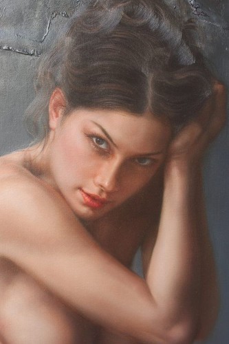 Portrait originale fille - , nue