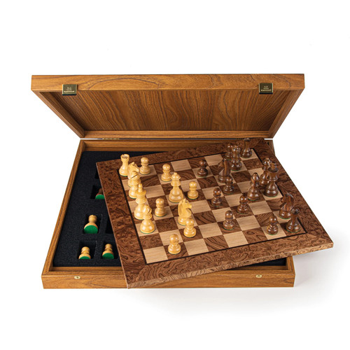 Jeu échecs bois - bois, staunton