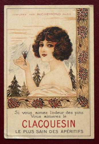 Carte parfumée clacquesin - -,