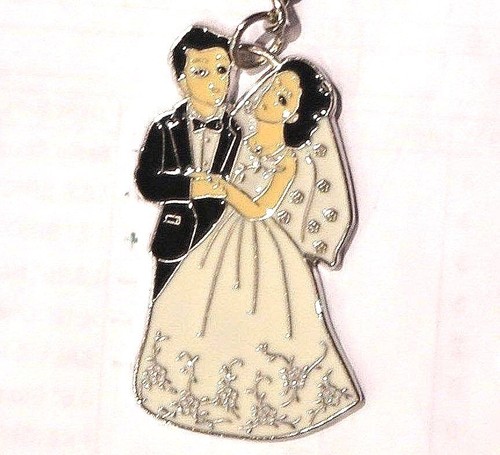 Wedding key chain - wedding,