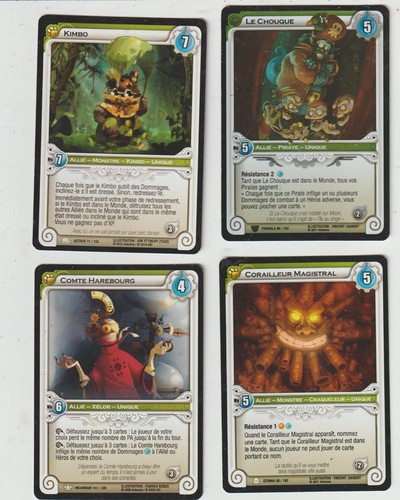 Lot cartes wakfu tcg le - tcg,
