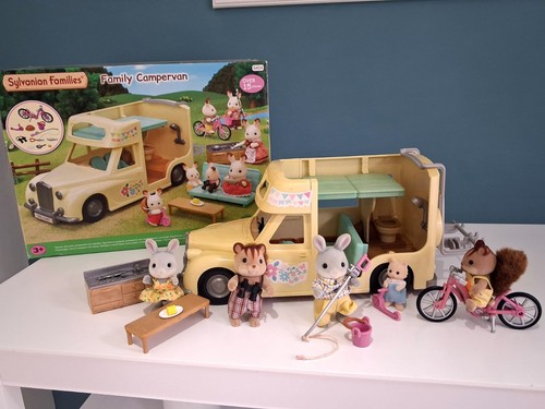 Sylvanian families camper van - families,