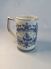 Chope à biere Heineken  delfts blue holland beer mug