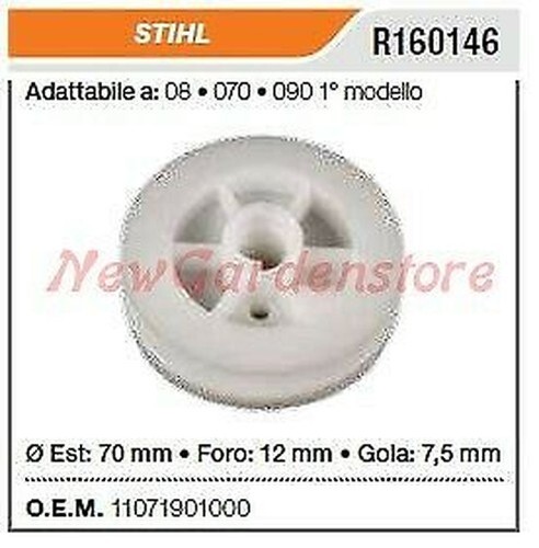 Poulie démarrage stihl - poulie,