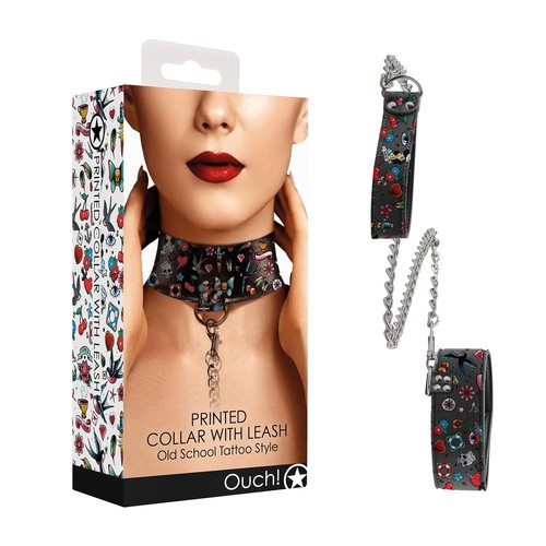 Bondage collier laisse - collier,