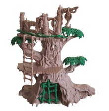 Chap Mei Dino Quest Valley Arbre Maison Marron Vert 2008 Env 35cm - Décor Jungle