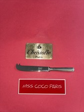 COUTEAU FROMAGE CHRISTOFLE FRANCE MALMAISON 21 Cm  METAL ARGENTE TRÈS BEL ÉTAT
