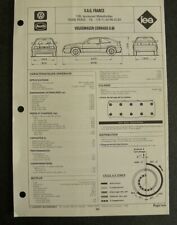 Fiche technique automobile VOLKSWAGEN CORRADO G 60