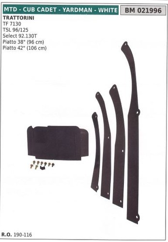 Kit mulching mtd - de, tracteurs