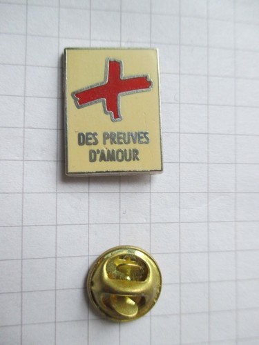 Pin croix rouge des - rouge, (des