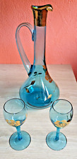 Lot Aiguière  carafe verre