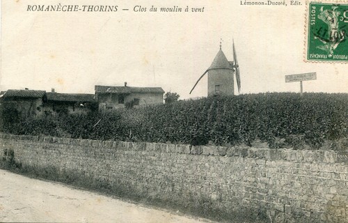 Carte romaneche thorins clos - romaneche,