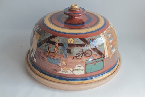 Cloche fromage poterie - fromage,
