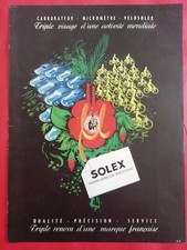Publicité: SOLEX Chez Goudard & Mennesson NEUILLY  Carburateur Vélosolex LANVIN 