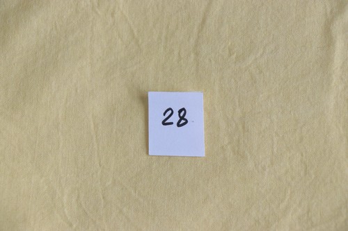 Drap plat lit - personne, jaune