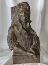 STATUE PELOTARI LAURENT MATTIN PARTARRIEU  2000 PELOTE BASQUE