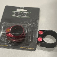 Lot / KCNC Collier de serrage double SC-13 31.8/27.2 MM 7075al + antivol carbone